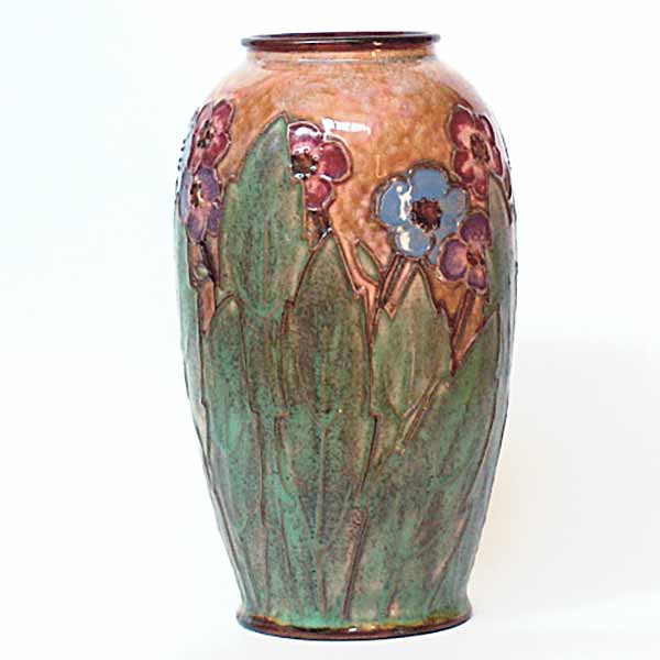 An Art Nouveau Royal Doulton vase by Maud Bowden