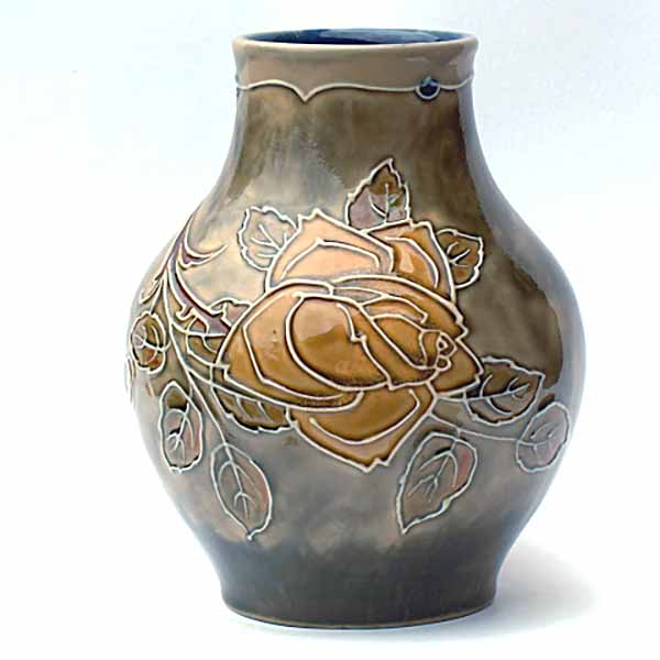 Royal Doulton Art Nouveau vase by Florrie Jones