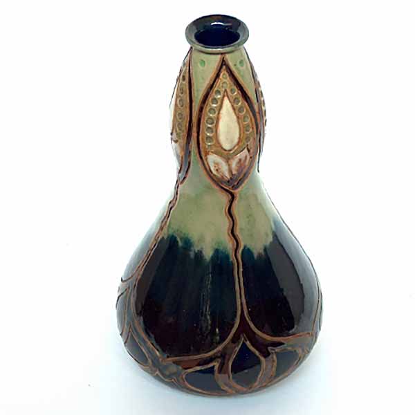 Royal Doulton Art Nouveau vase by Francis C Pope