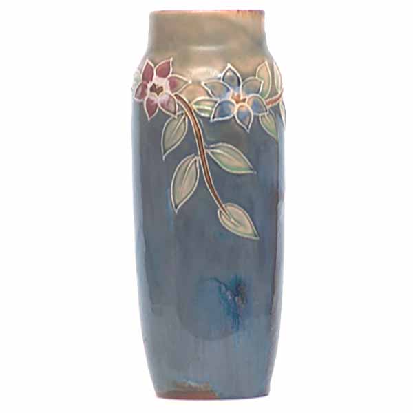 A Royal Doulton Art 9" Nouveau floral vase from the 1930s