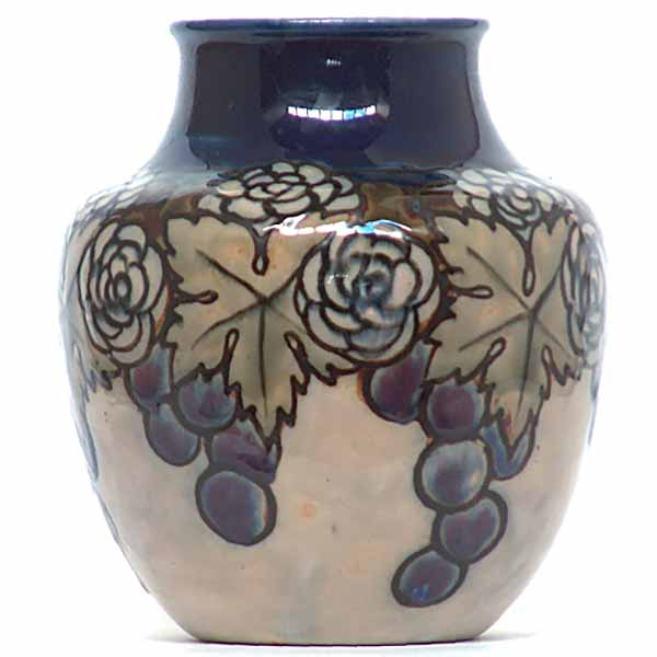 A 7" Royal doulton Stoneware Art Nouveau vase by Bessie Newbery
