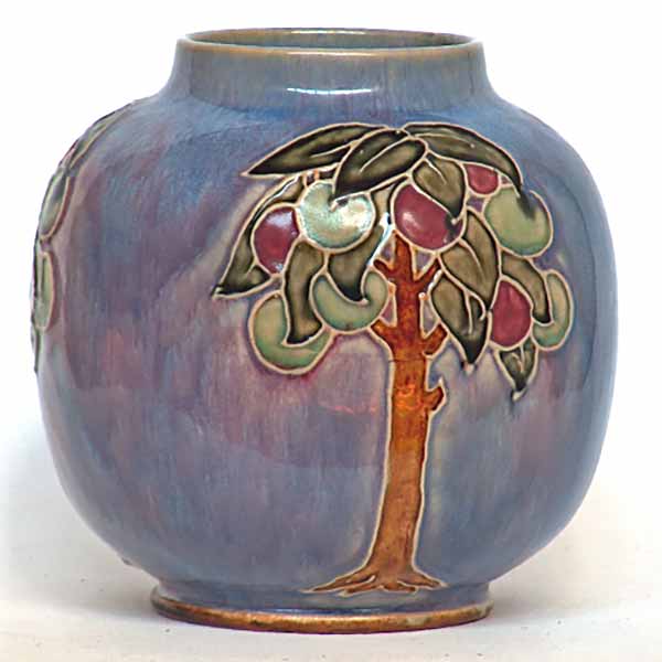 A 6" Royal Doulton Art Nouveau vase by Minnie Webb