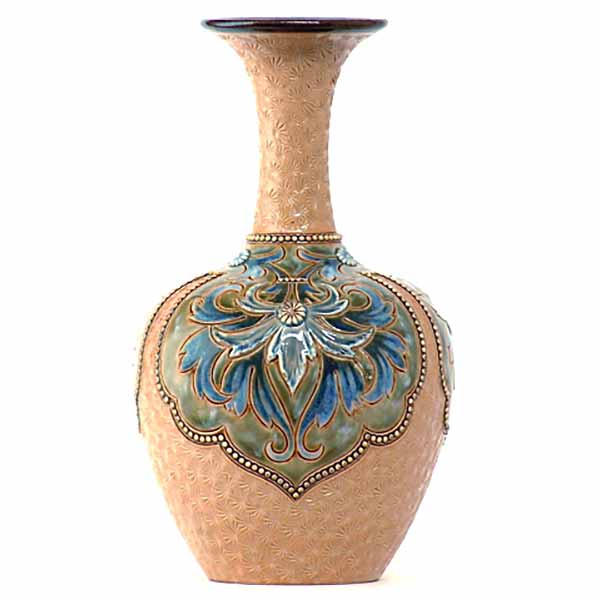 An 8.25in (21cm) Doulton Lambeth vase by Eliza Simmance