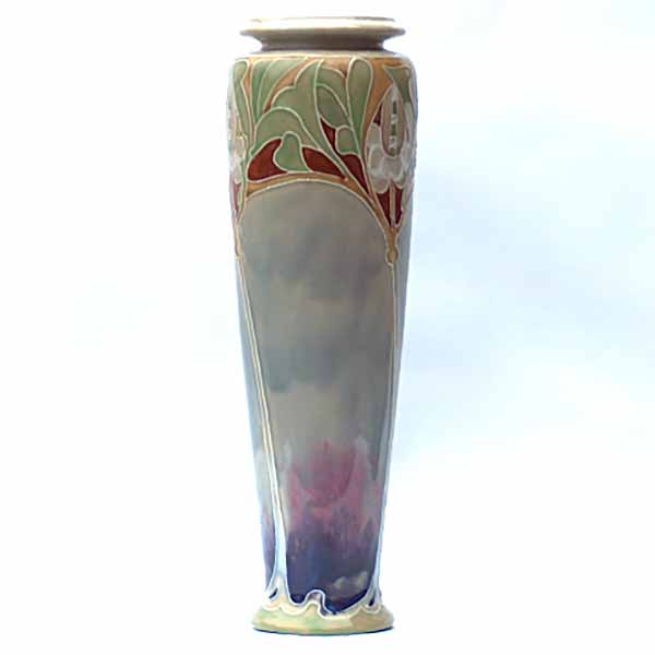Mark Marshall - an exceptional Royal Doulton Art Nouveau 12.5in vase