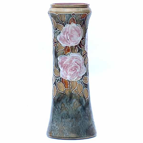 A Tall Royal Doulton Art Nouveau vase by Lily Partington