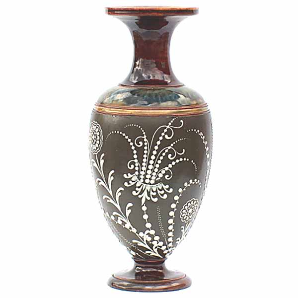 Frank A Butler - a 28cm (11in) Doulton Lambeth vase - 720