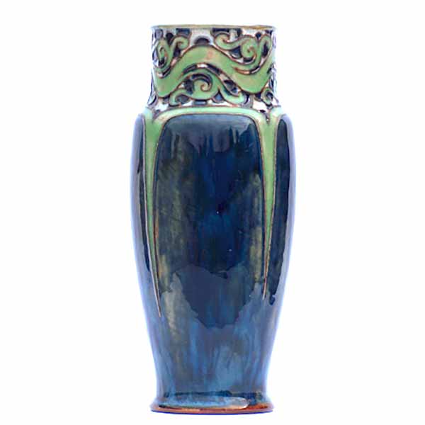 A 10in (25cm) Royal Doulton vase by Bessie Newbery to a design by Francis Pope