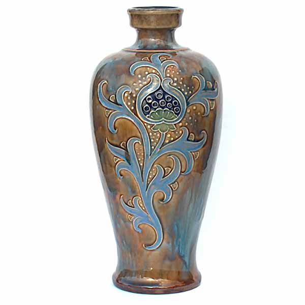 William Rowe- an Art Deco 31.5cm (12.5in) Royal Doulton vase - 529