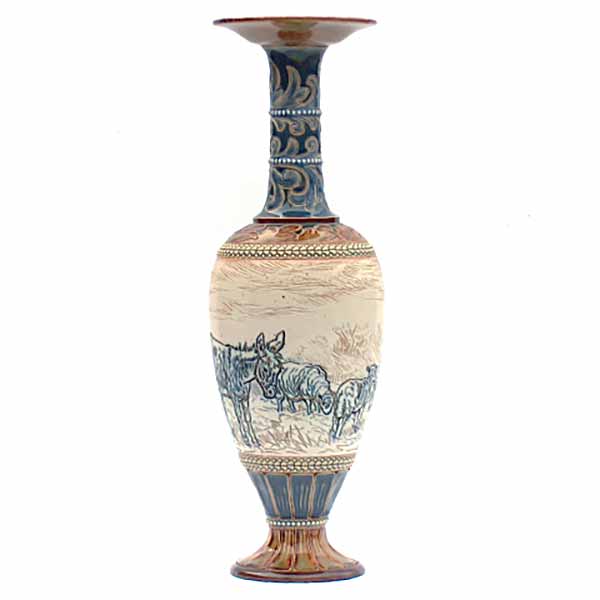 A 31cm Doulton Lambeth vase by Hannah Barlow - 198