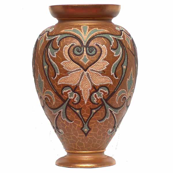 Eliza Simmance -  a big bold Doulton Lambeth Silicon ware vase - 640