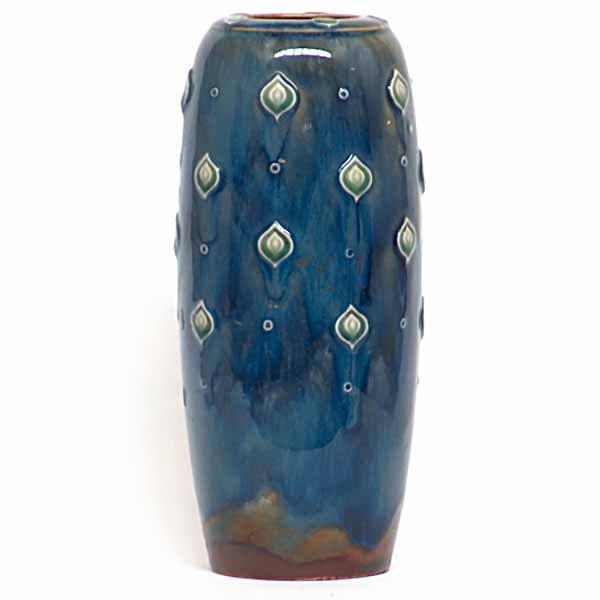 A 20cm (8in) Royal Doulton Art Nouveau vase by Christine Abbott - 8504