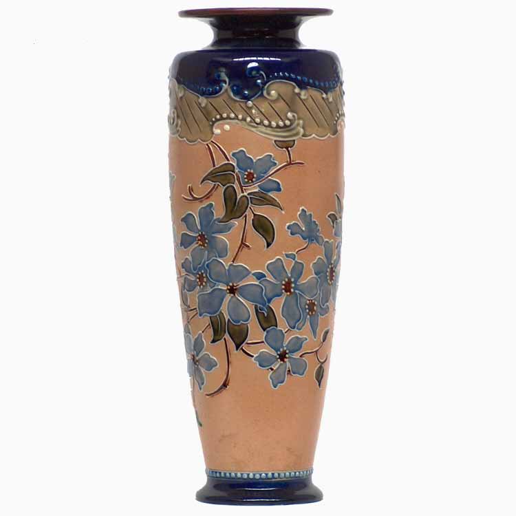 A Royal Doulton 14in (35cm) stoneware vase by Emily Partington - 6764