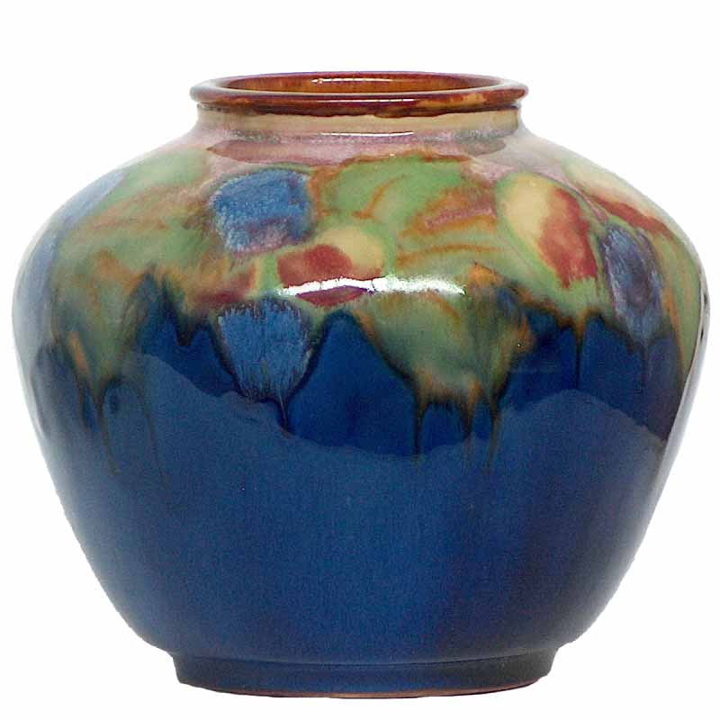 A royal Doulton 5in (12.5cm) tall Art Nouveau vase - 5069