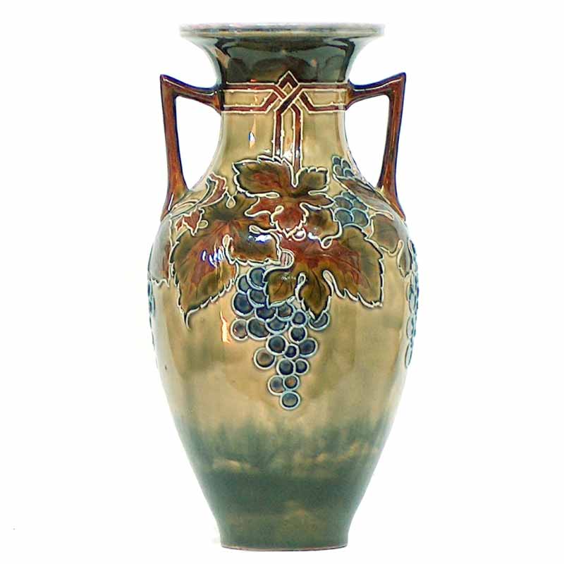 Eliza Simmance - a Royal Doulton 9.75in (24cm) two-handled vase - 145