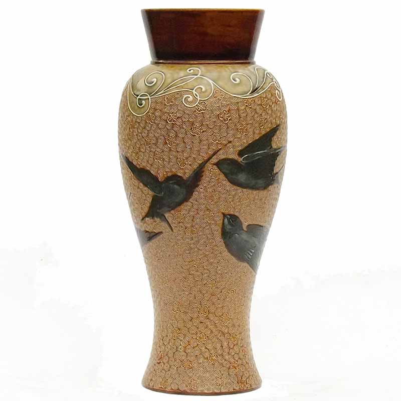 Florence Barlow - A Doulton Lambeth 11in (27.5cm) vase - 953 