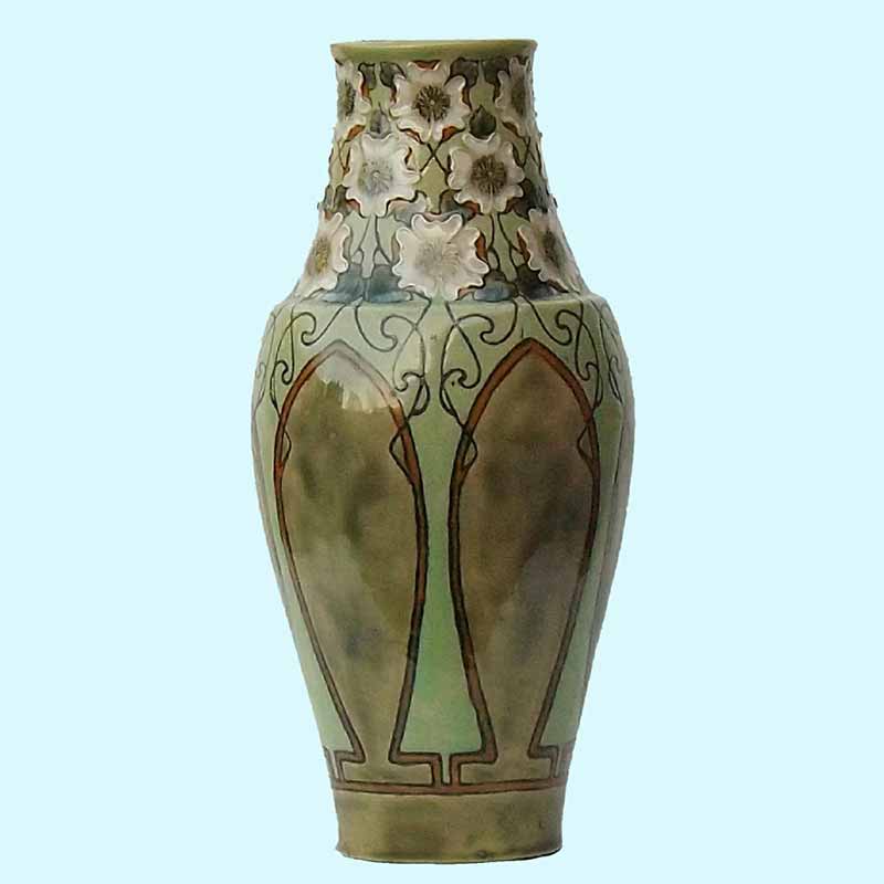 Eliza Simmance - A 12in (30cm) Royal Doulton vase - 290
