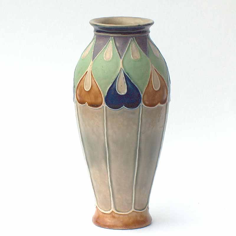 Royal Doulton Art Nouveau stoneware vase
