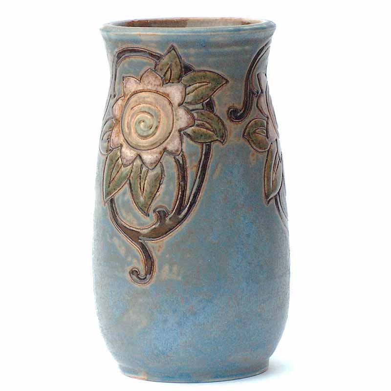 Royal Doulton Art Deco stoneware vase by Vera Huggins