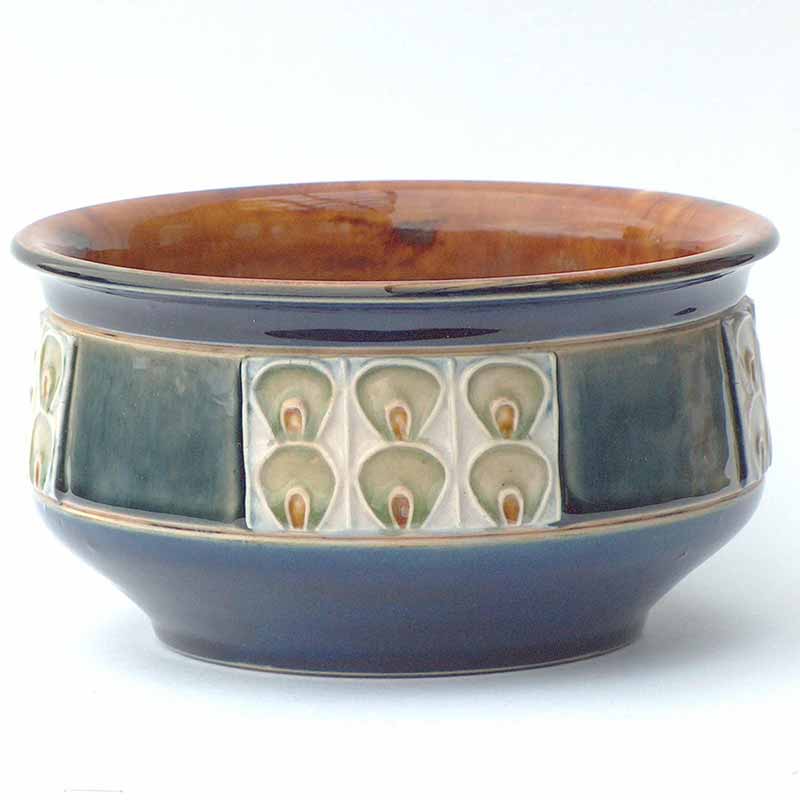 Royal Doulton Art Deco stoneware bowl by Minnie Webb