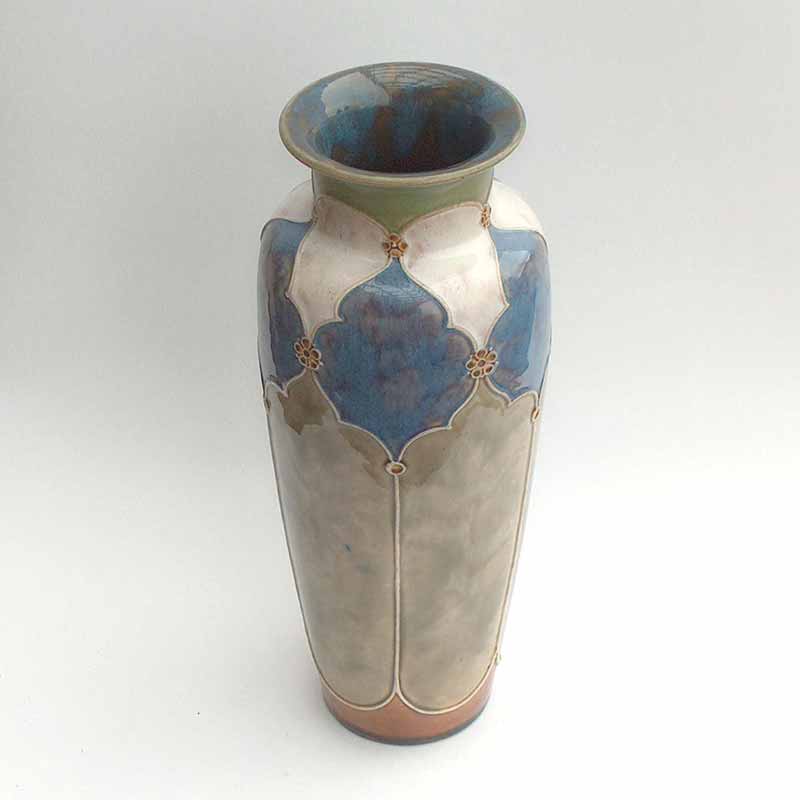 Royal Doulton Art Nouveau stoneware vase by Florrie Jones - 7822A