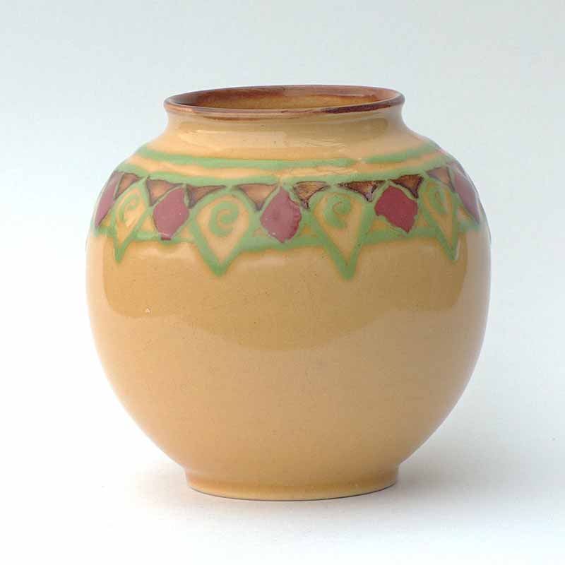 Royal Doulton Art Deco stoneware vase