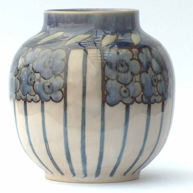 Royal Doulton Art Deco globular stoneware vase